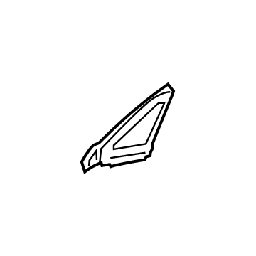 Lexus 68125-F6010 GLASS, FR DOOR FIX W