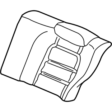 Honda 82522-S82-A11 Pad & Frame, L. RR. Seat-Back