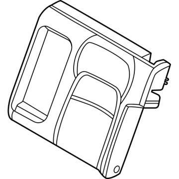 Nissan 88670-5MR3A TRIM ASSY-BACK, REAR SEAT LH