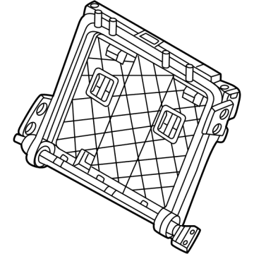 Nissan 88651-5MR0A FRAME ASSY-REAR SEAT