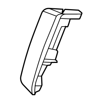 Nissan 88680-5MR3A TRIM ASSY-REAR SEAT BACK, SIDE LH