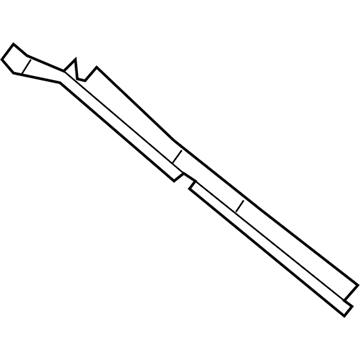 BMW 51-43-7-144-341 Bracket, Column C Cover, Left