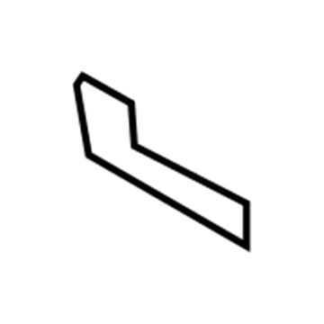 Lexus 53851-33030 Pad, Front Wheel Opening Extension, RH