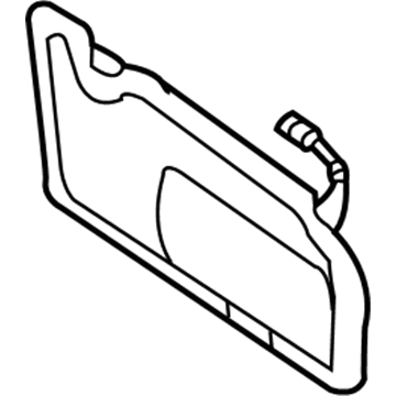Kia 852104D166QW Sunvisor Assembly Left