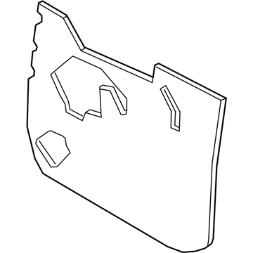 BMW 51-41-6-997-689 ACOUSTIC INSULATION FELT, FR