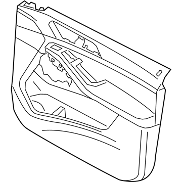 BMW 51-41-9-473-849 DOOR TRIM PANEL, FRONT LEFT