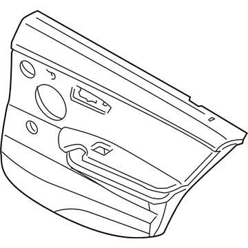 BMW 51-42-7-217-579 Door Trim Panel, Rear, Left