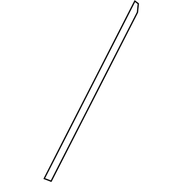 BMW 51-31-7-338-615 Primed Drip Moulding, Left
