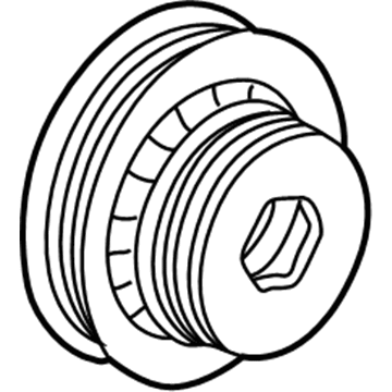 Acura 13810-P0A-003 Pulley, Crankshaft
