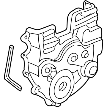 Honda 11810-P0A-A00 Cover, Timing Belt (Lower)