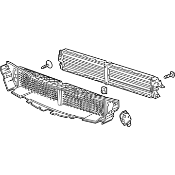 GM 23487243 Radiator Shutter Assembly