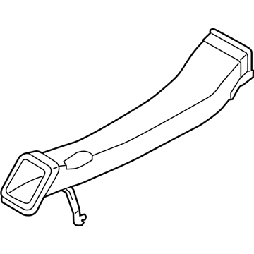 Hyundai 97010-C1100 Duct Assembly-Rear Ventilator