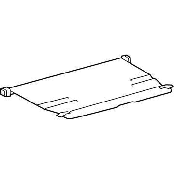 Lexus 64910-60081-A0 Cover Assy, Tonneau