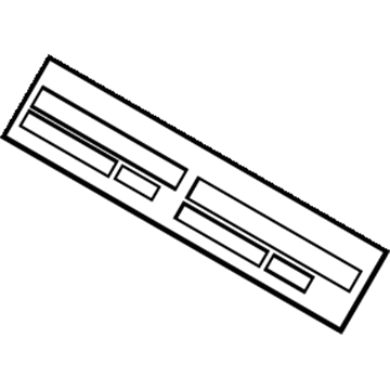 Lexus 88723-07030 Label, Cooler Service Caution