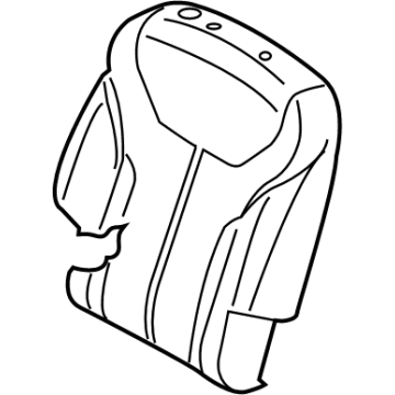 Hyundai 89360-S8340-UBV Rear Seat Cushion Covering, Left