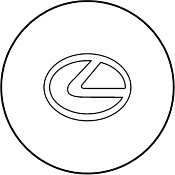 Lexus 42603-30370 Ornament Sub-Assy, Wheel Hub