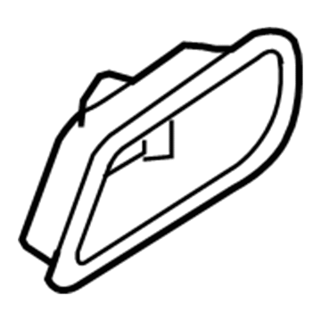 Hyundai 82611-1E000-FZ Housing-Front Door Inside Handle