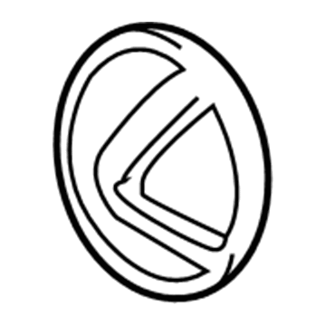 Lexus 53141-60090 Radiator Grille Emblem (Or Front Panel)