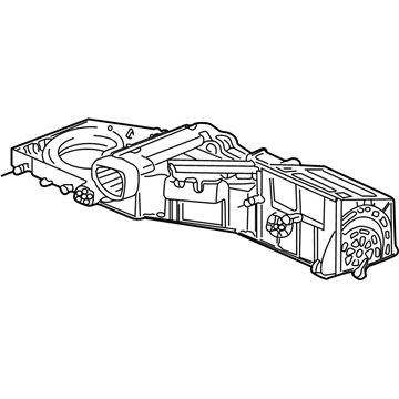 GM 52474944 Case, Heater & A/C Evaporator & Blower Upper