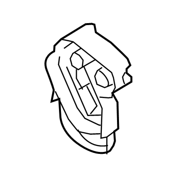 Nissan 27175-6CA0A Bracket-Front Heater Unit