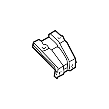 Nissan 73220-EA800 Bracket-Bow Roof, 2ND RH