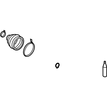 Infiniti C9GDA-04F25 Repair Kit - Dust Boot, Inner