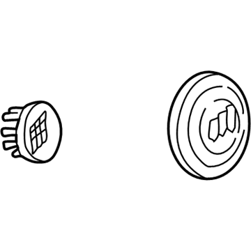 GM 9596098 Wheel Trim CAP *Brushed