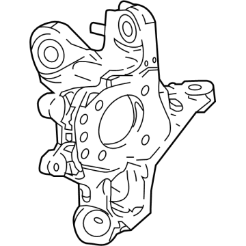 Lexus 42304-11010 Carrier Sub-Assembly, Rear