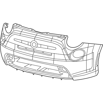 Mopar 68148768AB Fascia-Front