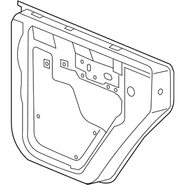 Mopar 68028608AC Door-Rear Half