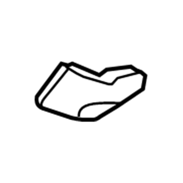 Lexus 52535-30210 Retainer, Front Bumper Side, RH