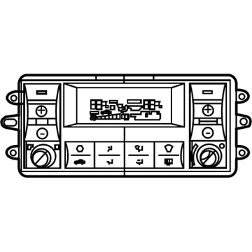 Mopar 55361430AF Air Conditioner And Heater Control