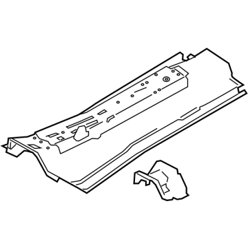Nissan 74310-6CA0A Floor Front, Center