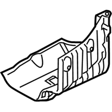 BMW 51-47-7-145-491 Trunk Trim, Left