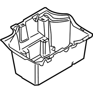 BMW 51-47-6-972-551 Storage Shell, Left