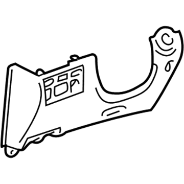 Lexus 55302-60031-B2 Panel, Instrument Panel Finish, Lower LH