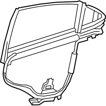 Lexus 65907-50024-C0 Curtain Sub-Assembly, Rear