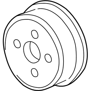 GM 25535351 Pulley-Water Pump