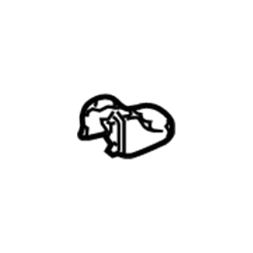 Lexus 71693-60060-A0 Cover, Rear Seat Cushion Hinge, NO.3