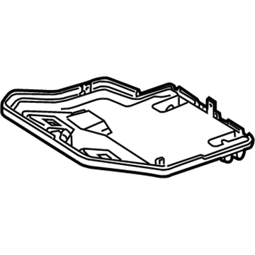 Lexus 72907-60110-A0 Cover Sub-Assy, Rear Seat Cushion Under, RH