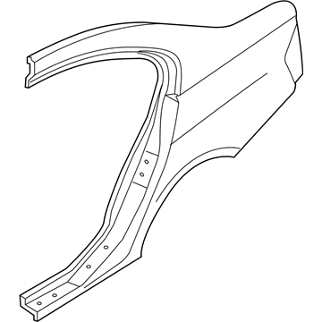 BMW 41-00-7-298-171 Left Rear Side Panel