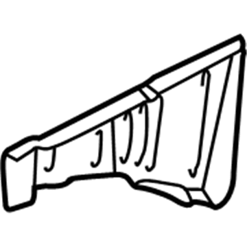 Toyota 55714-02040 Cowl Side Panel