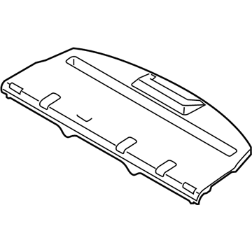 Infiniti 79910-1MA0A FINISHER - Rear Parcel Shelf