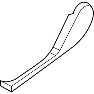 Nissan 87305-ZQ00B Cover-Seat Slide Inner, RH