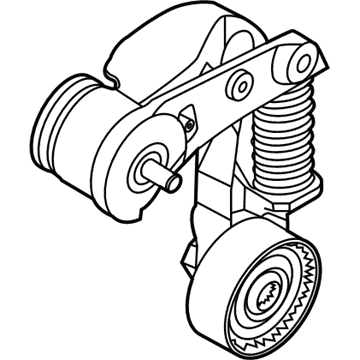 Kia 252802M000 Auto TENSIONER Assembly-