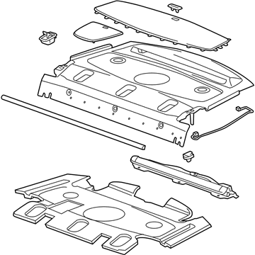 GM 84006869 Package Tray Trim