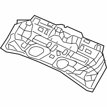 Mopar 68111364AE Pan-Center Floor