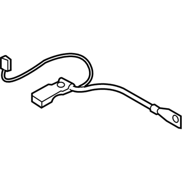 BMW 61-12-9-255-046 Negative Battery Cable