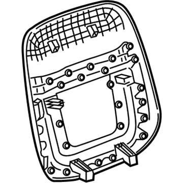 GM 84623941 Seat Back Panel
