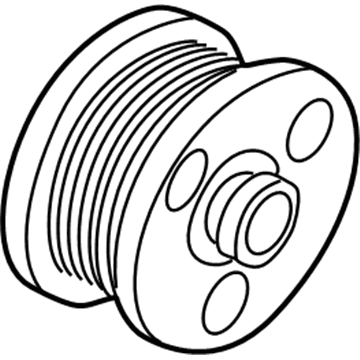 GM 24502200 Pulley - P/S Pump